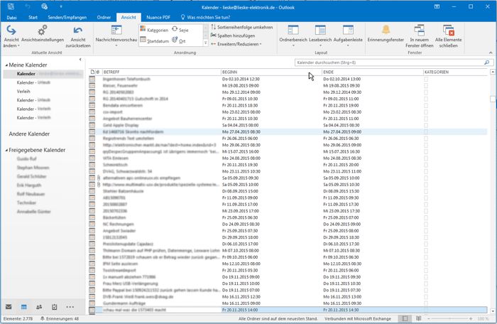 Edit column settings