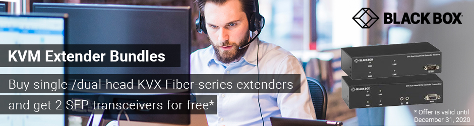 BlackBox KVM Extender Fiber series