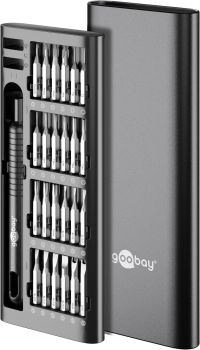 Goobay Schraubendreher-Set mit 48-tlg. Präzisions-Bitsatz