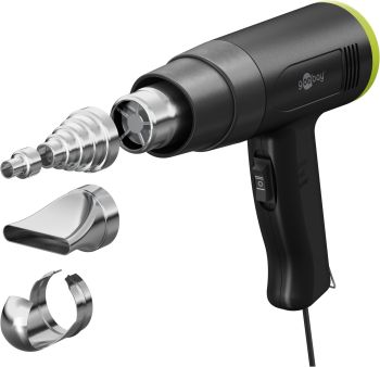 Goobay Heißluftpistole Superior, 1500 W, schwarz, 1.3 m -