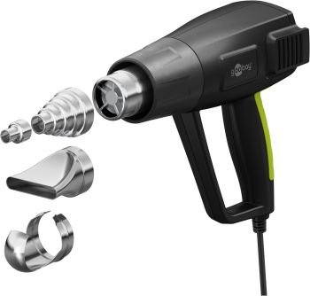 Goobay Heißluftpistole Premium, 1500 W, schwarz, 1.3 m - 