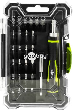 Goobay Schraubendreher-Set mit 26-tlg. Bitsatz - Werkzeug