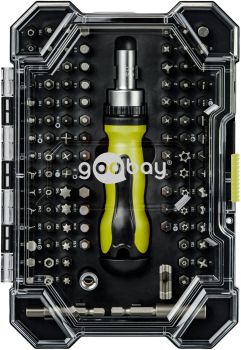 Goobay Schraubendreher-Set mit 100-tlg. Bitsatz - Werkzeu