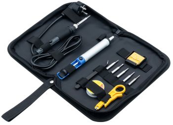 Goobay Lötset Starter, 12-tlg., 1.35 m - mit Lötkolben, 5