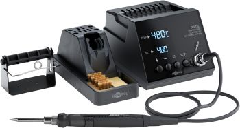 Goobay Digitale Lötstation 70 W, schwarz - 160–480 °C, he