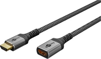 Goobay Plus Series Ultra High-Speed HDMI™-Kabel, 0.5 m, s