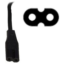 C7/C8 figure-8 plug IEC 60320