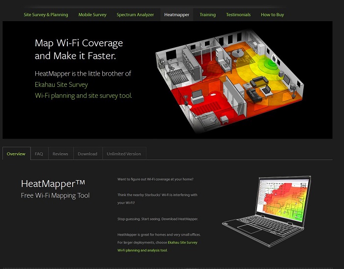 WiFi HeatMapper example