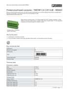 Datasheet for Phoenix Contact 1853023, EAN: 4017918109226