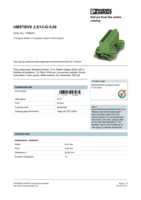 Datasheet for Phoenix Contact 1788224, EAN: 4017918043285