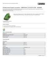 Datasheet for Phoenix Contact 1833946, EAN: 4017918110680