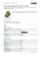Datasheet for Phoenix Contact 1788172, EAN: 4017918043230