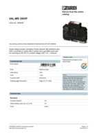 Datasheet for Phoenix Contact 2856582, EAN: 4017918876845