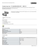 Datasheet for Phoenix Contact 1607311, EAN: 4017918941048 Datasheet for Phoenix Contact 1607311, EAN: 4017918941048