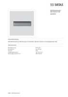 Datasheet for Siedle 200038552-00, EAN: 4015739385522