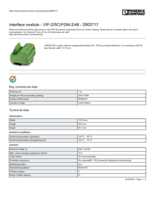 Datasheet for Phoenix Contact 2903717, EAN: 4046356813778