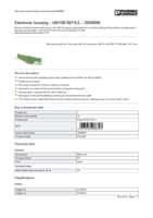Datasheet for Phoenix Contact 2959696, EAN: 4017918086343
