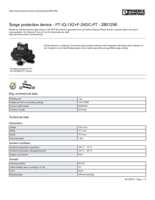 Datasheet for Phoenix Contact 2801256, EAN: 4046356766395