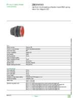 Datasheet for Schneider Electric ZB5AW343, EAN: 3389110909968