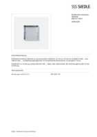 Datasheet for Siedle 200016255-00, EAN: 4015739162550