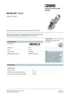 Datasheet for Phoenix Contact 3190551, EAN: 4017918093389