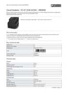 Datasheet for Phoenix Contact 0903029, EAN: 4046356328043