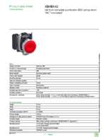 Datasheet for Schneider Electric XB4BA42, EAN: 3389110886962