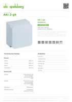 Datasheet for Spelsberg 74390201, EAN: 4013902885848