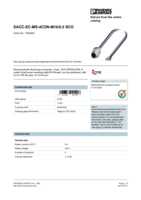 Datasheet for Phoenix Contact 1523463, EAN: 4046356021296