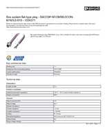 Datasheet for Phoenix Contact 1534371, EAN: 4046356026543