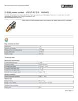 Datasheet for Phoenix Contact 1655483, EAN: 4046356029414 Datasheet for Phoenix Contact 1655483, EAN: 4046356029414