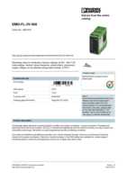 Datasheet for Phoenix Contact 2867979, EAN: 4046356046985