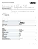 Datasheet for Phoenix Contact 2947828, EAN: 4017918082932