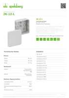 Datasheet for Spelsberg 34491201, EAN: 4013902399451