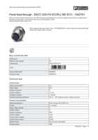 Datasheet for Phoenix Contact 1542761, EAN: 4046356097772