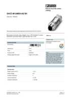 Datasheet for Phoenix Contact 1543223, EAN: 4046356097383