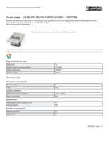 Datasheet for Phoenix Contact 1657766, EAN: 4046356118705