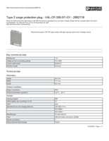 Datasheet for Phoenix Contact 2882718, EAN: 4046356175869