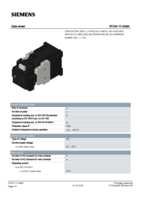 Datasheet for Siemens 3TC44170AB4, EAN: 4011209034419 Datasheet for Siemens 3TC44170AB4, EAN: 4011209034419