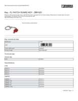 Datasheet for Phoenix Contact 2891521, EAN: 4046356167253