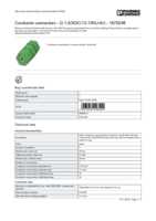 Datasheet for Phoenix Contact 1670248, EAN: 4017918146504
