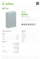 Datasheet for Spelsberg 74140301, EAN: 4013902885046