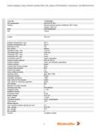 Datasheet for Weidmüller 1705940000, EAN: 4008190949808