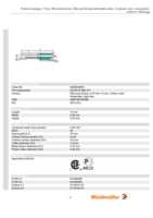 Datasheet for Weidmüller 9026050000, EAN: 4008190138288