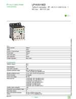 Datasheet for Schneider Electric LP1K0610ED, EAN: 3389110494600 Datasheet for Schneider Electric LP1K0610ED, EAN: 3389110494600