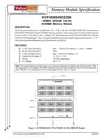 Datasheet for Kingston KVR100X64SC2/256, EAN: 0740617050998