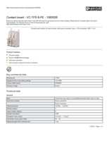 Datasheet for Phoenix Contact 1583526, EAN: 4046356153263