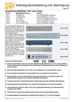Datasheet for VideoComponents VC-CQ-4AS