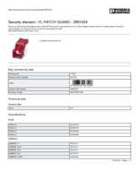 Datasheet for Phoenix Contact 2891424, EAN: 4046356167246