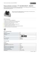 Datasheet for Phoenix Contact 2920078, EAN: 4046356154000